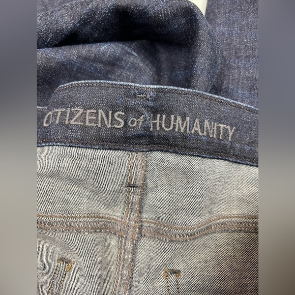 Citizens of Humanity Avedon Ankle Ultra Skinny Maternity Jeans Dark Wash Size 32 - Picture 16 of 16